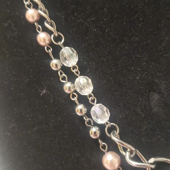 Heart/ Beads Chain Necklace - Picture 3 of 8